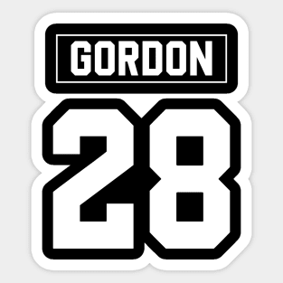 Melvin Gordon III Denver Bold Sticker